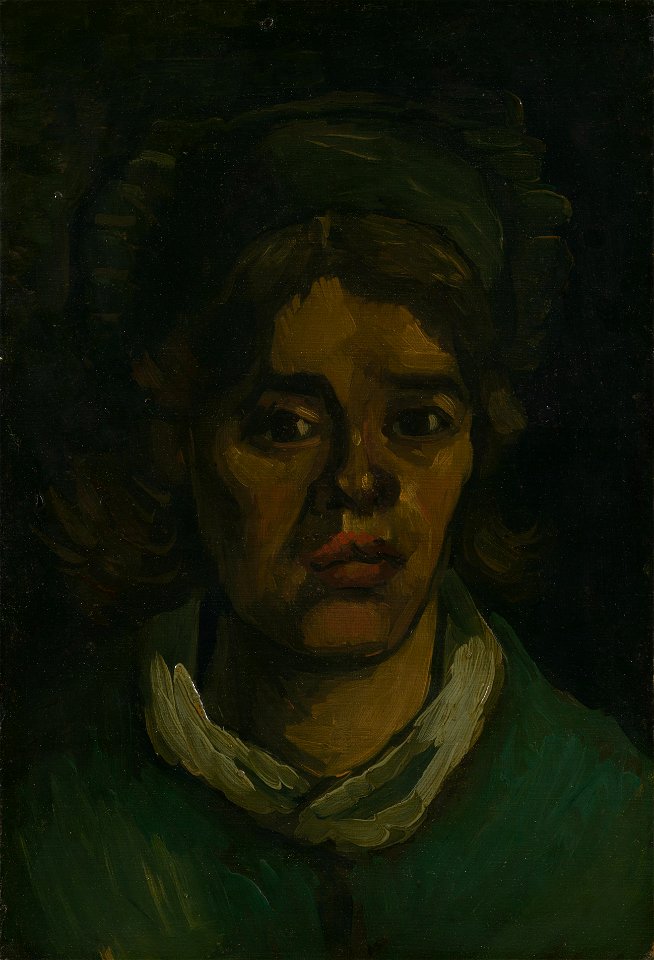 Kop van een vrouw - s0084V1962 - Van Gogh Museum