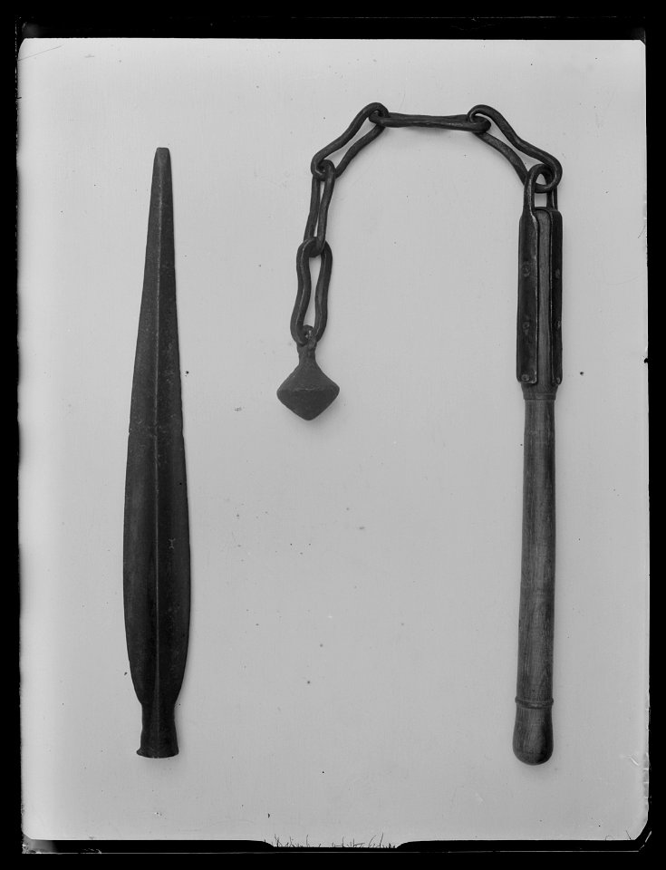 Kortskaftat stridsgissel, 1800-tal - Livrustkammaren - 53652