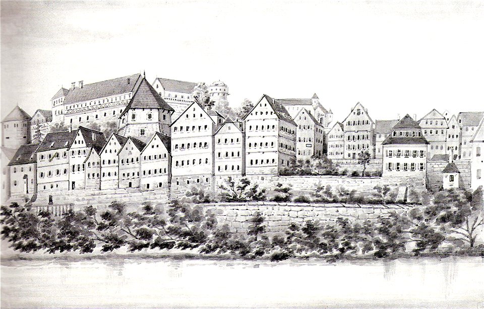 Kopie nach CF Baumann - Tübingen 1840 - Die Hölle, Aquarell 1890er Inv.303.65 (SW247C)