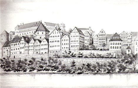 Kopie nach CF Baumann - Tübingen 1840 - Die Hölle, Aquarell 1890er Inv.303.65 (SW247C)