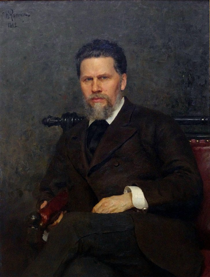 Kramskoi by Repin