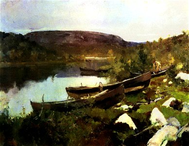 Korovin, St. Triphon's Brook, 1894. Free illustration for personal and commercial use.