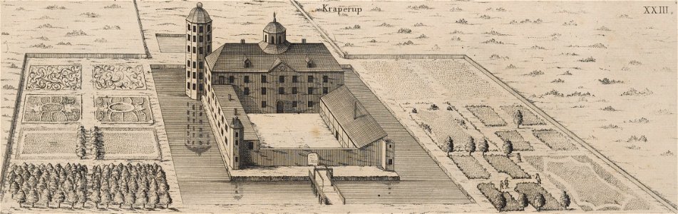 Krapperup Castle in 1680