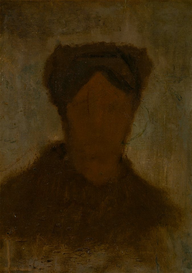 Kop van een vrouw - s0343V1966 - Van Gogh Museum
