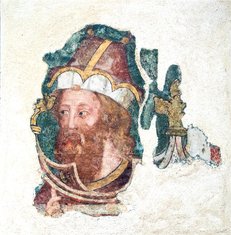 Kopf eines Propheten aus dem Hansasaal des Rathauses in Köln, WRM Dep. 0267