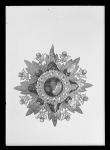 Kraschan för riddare av Nischan-Imtiazorden, Osmanska riket (Turkiet) ca 1900 - Livrustkammaren - 18590