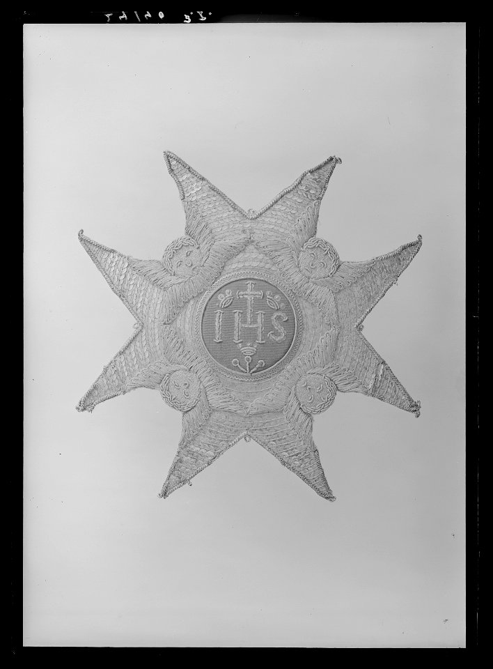 Kraschan för riddare av Serafimerorden, Sverige, 1700-talets slut - Livrustkammaren - 43245