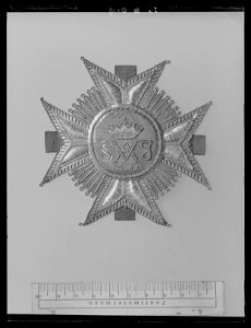 Kraschan för högsta eller generalkommendörsgraden av Amaranterorden Sverige, ca 1850 - Livrustkammaren - 28053