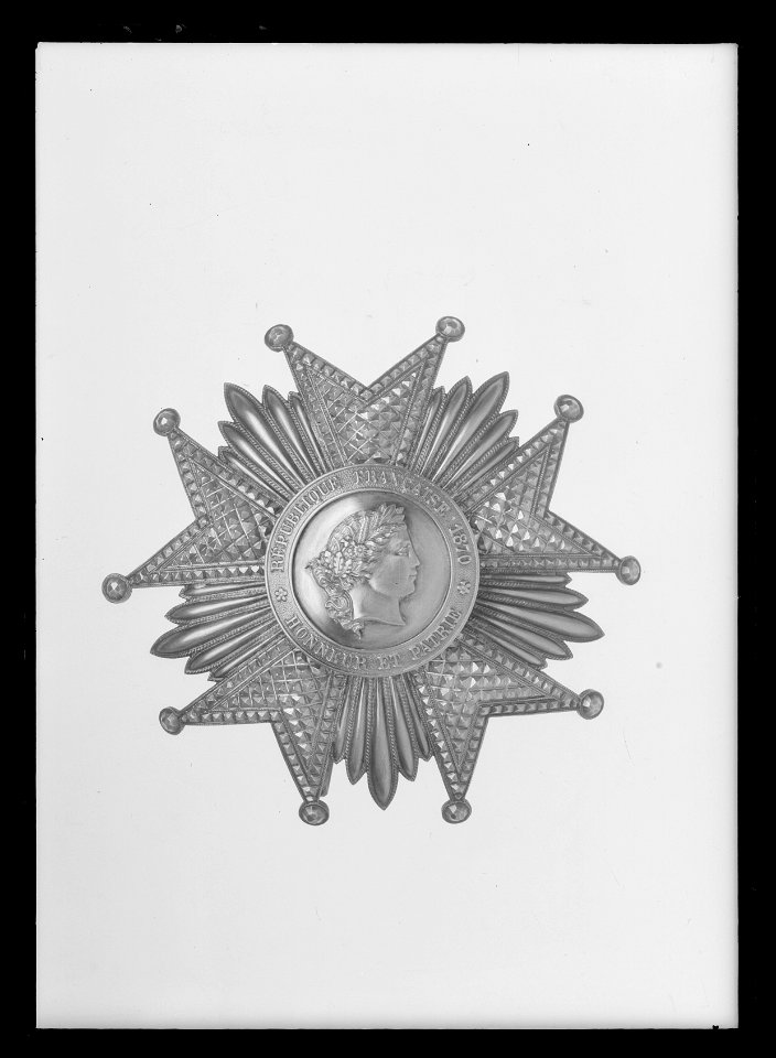Kraschan för kommendör med stora korset (samt storofficer) av Hederslegionen, Frankrike - Livrustkammaren - 69956