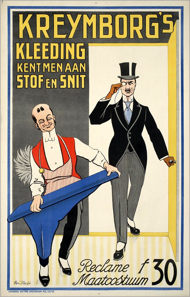 Kreijmborg's kleeding kent men aan stof en snit