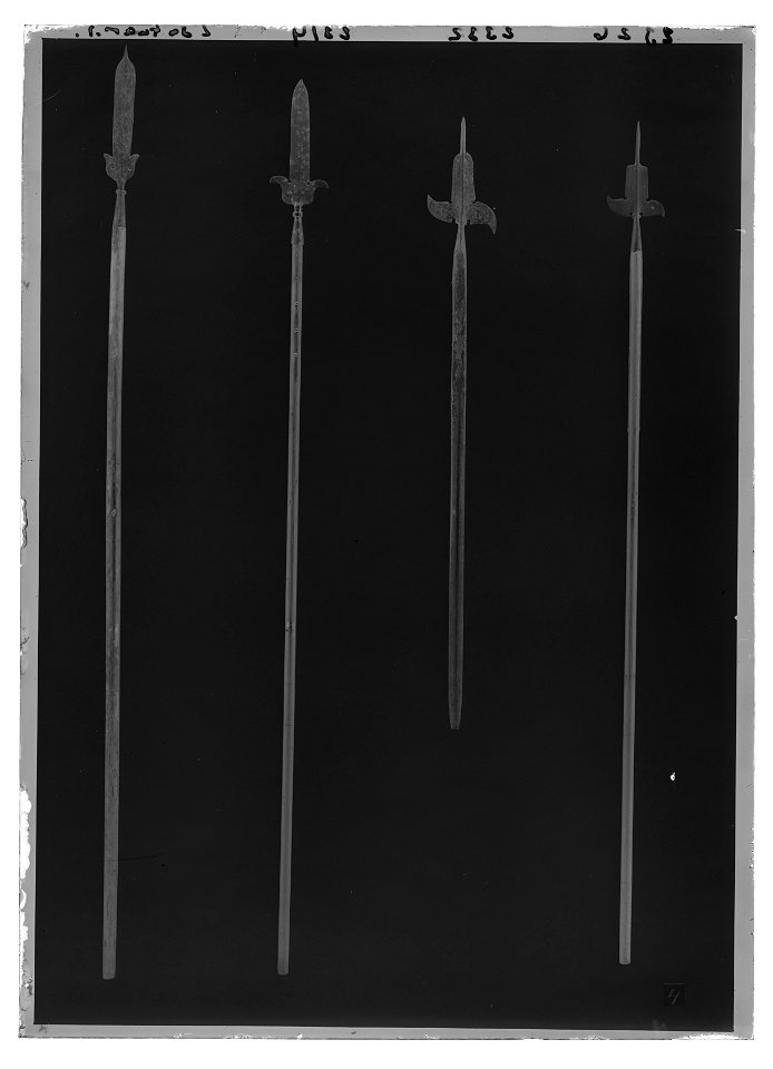 Korsgevär av bardisantyp för underofficer, 1700-tal - Livrustkammaren - 17635-negative