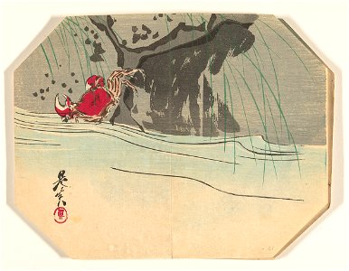 Krab bij rots-Rijksmuseum RP-P-1961-129