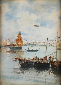 Koszkol Fischerboote vor Venedig