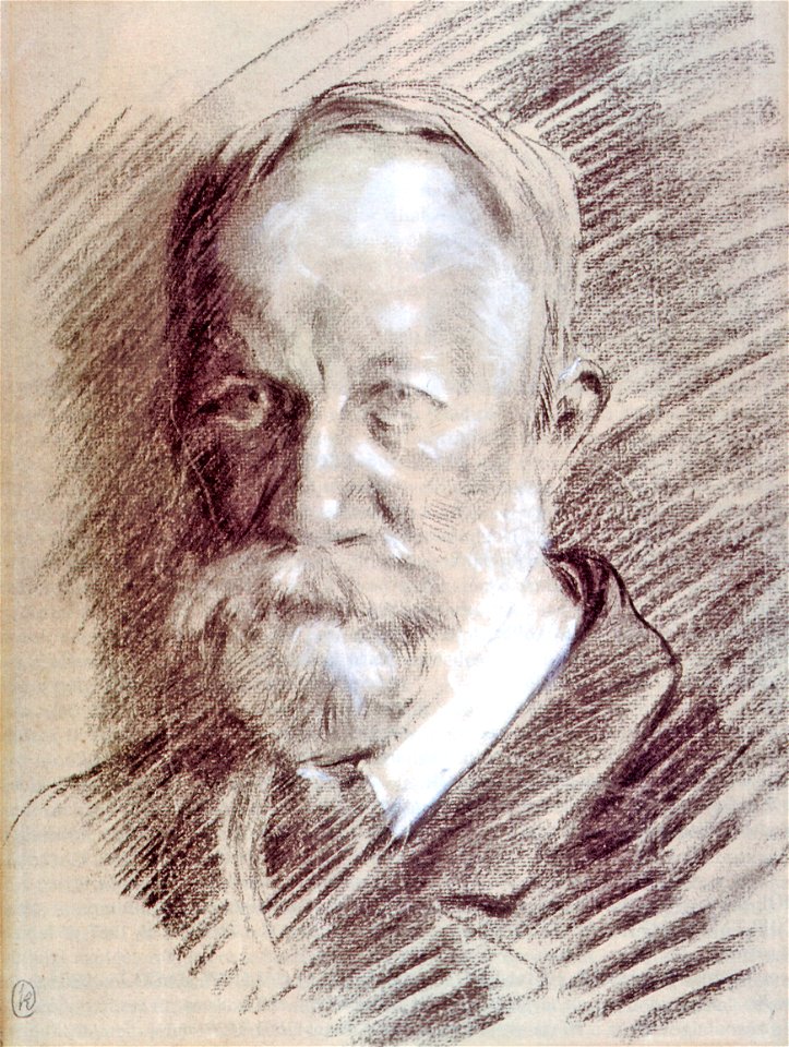 Koroknyai Portrait of Mór Jókai 1890s