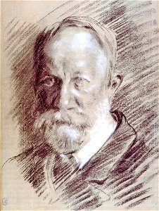 Koroknyai Portrait of Mór Jókai 1890s