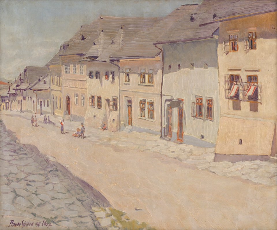 Konštantín Bauer - Záber z Levoče - O 1044 - East Slovak Gallery