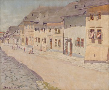 Konštantín Bauer - Záber z Levoče - O 1044 - East Slovak Gallery