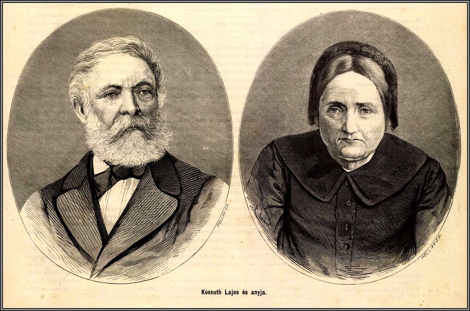 Kossuth Lajos és anyja. Mo. és a Nagyvilág, 1879
