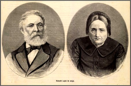 Kossuth Lajos és anyja. Mo. és a Nagyvilág, 1879