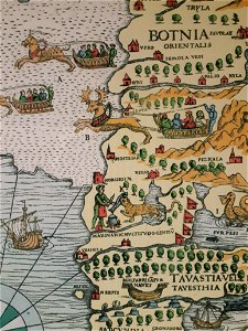 Korsholm and Mostesar in Carta Marina