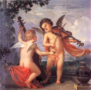 Kovács Putti Playing Music c. 1884