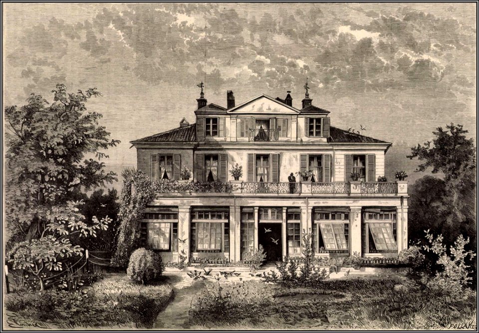 Kossuth háza Collegno al Baracconéban. Mo és a Nagyvilág, 1880