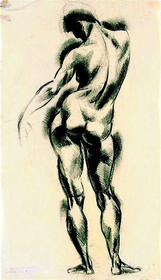 Korb, Erzsébet - Nude Standing (ca 1920)
