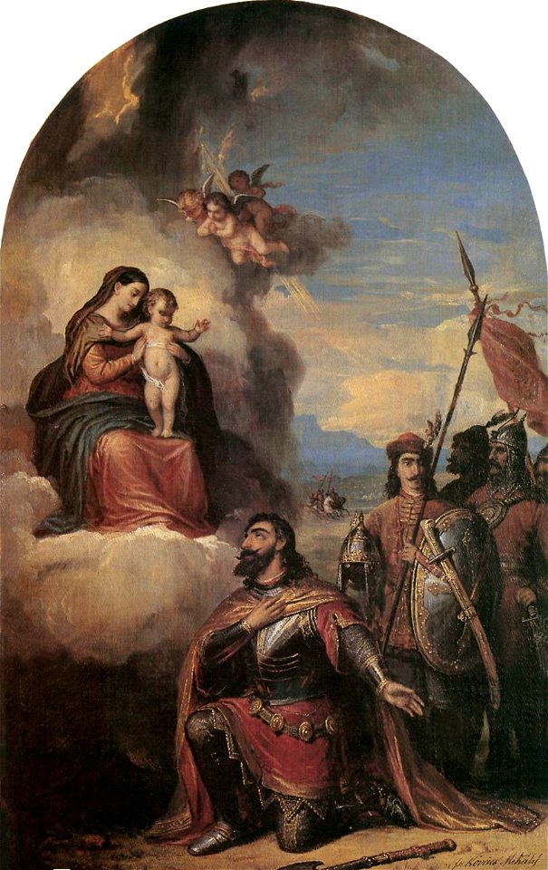 Kovács Devoutness of St Ladislas 1858