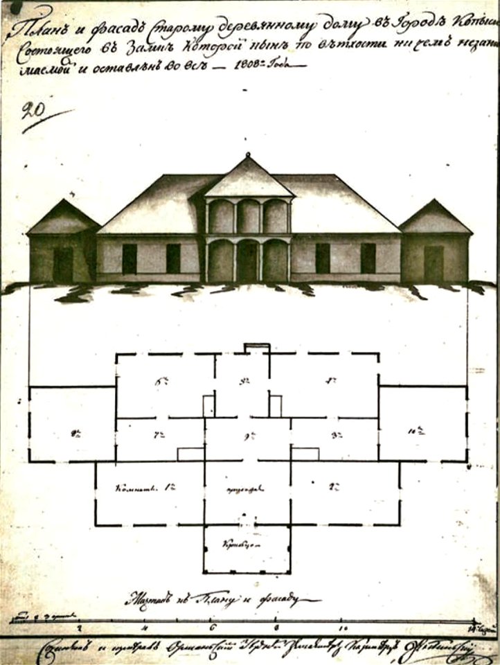Kopyski zamak. Копыскі замак (1808)