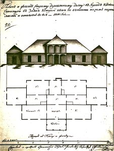 Kopyski zamak. Копыскі замак (1808)