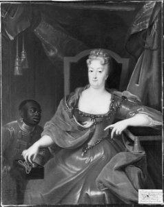 Kristina Eberhardina, 1671-1727, prinsessa av Brandenburg-Bayreuth - Nationalmuseum - 15853