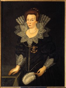 Kristina, 1573-1625, drottning av Sverige prinsessa av Holstein-Gottorp - Nationalmuseum - 15095. Free illustration for personal and commercial use.