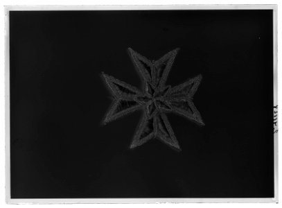 Kraschan för kommendör av Nordstjärneorden, Sverige, 1860-1871 - Livrustkammaren - 17669-negative
