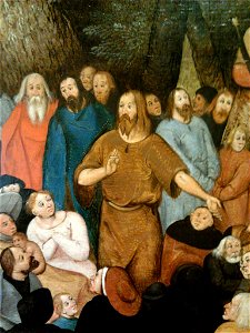 Pieter Brueghel the Younger Preaching (detail) 02