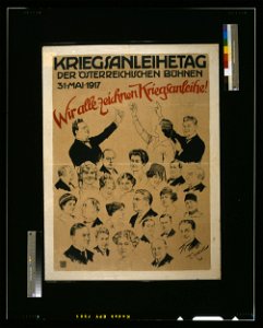 Kriegsanleihetag der Österreichischen Bühnen - Th. Fasche. LCCN2004666192. Free illustration for personal and commercial use.