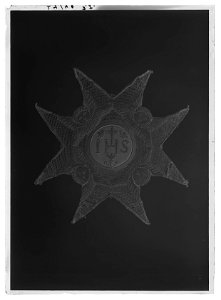 Kraschan för riddare av Serafimerorden, Sverige, 1700-talets slut - Livrustkammaren - 43245-negative