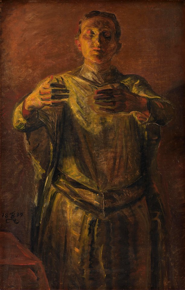 Kristian Zahrtmann - Lady Macbeth. Study - KMS3178 - Statens Museum for Kunst
