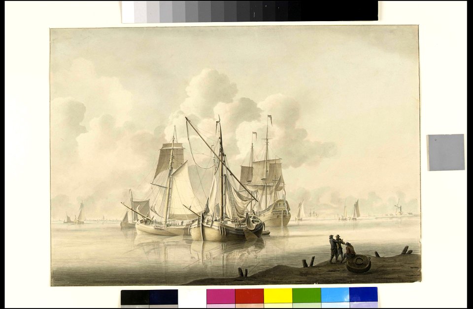 Kraak and other craft becalmed RMG PY4307