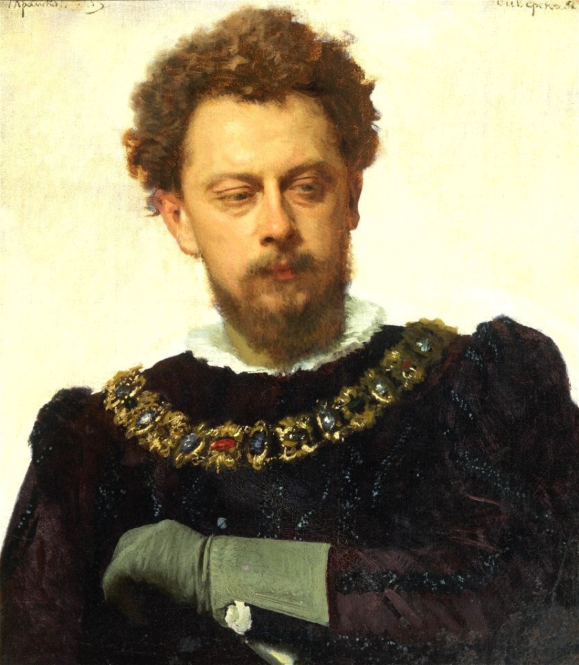 Kramskoi Portret of A.P.Lensky