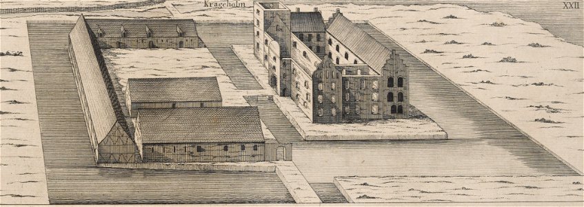 Krageholm Castle in 1680