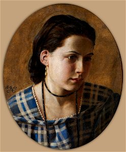 Kristian Zahrtmann - Portrait of Vilhelmine Erichsen - Google Art Project