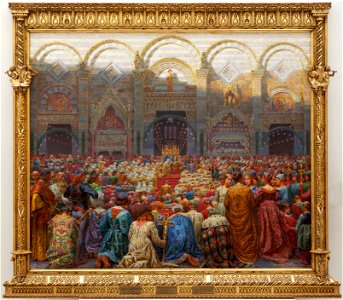 Kristian Zahrtmann - The mysterious wedding in Pistoia. - Google Art Project