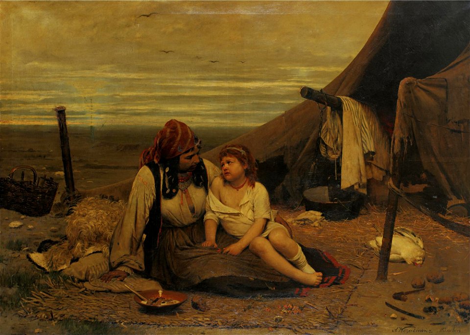 Antoni Kozakiewicz - Cygańska Rodzina (02)