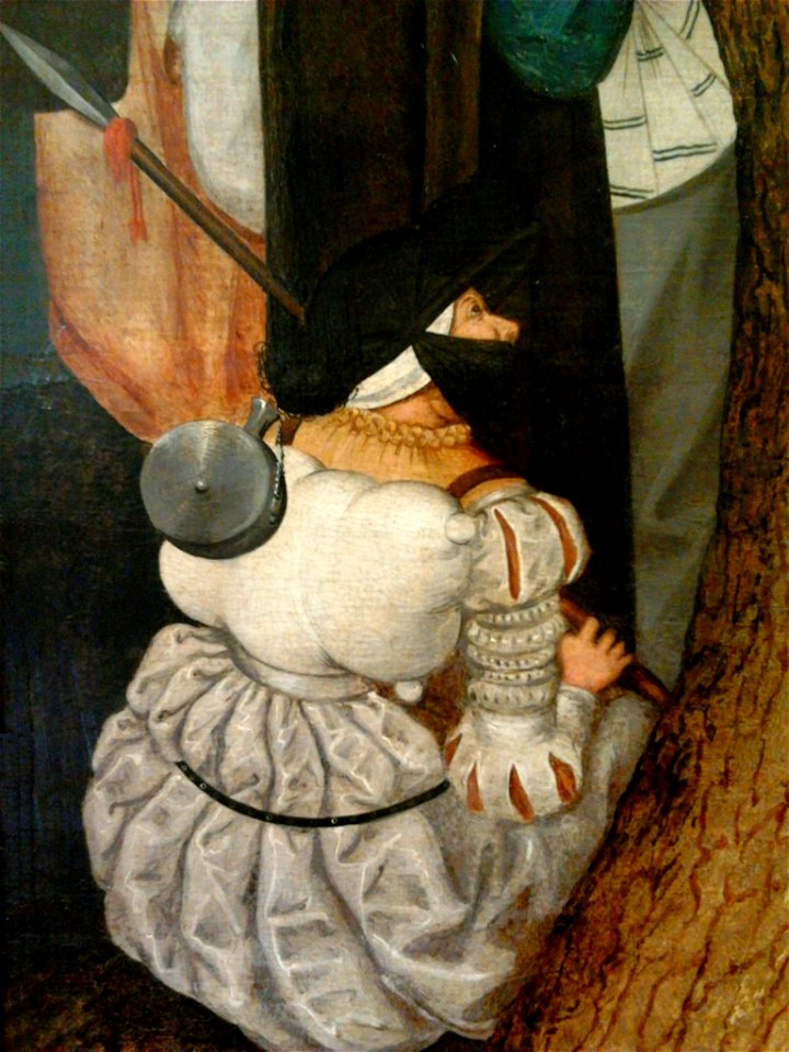 Pieter Brueghel the Younger Preaching (detail) 01