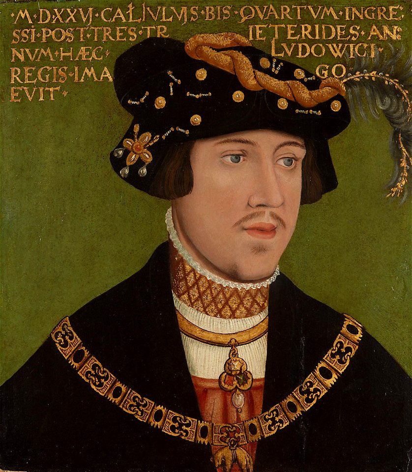 Hans Krell - Portrait of King Louis II of Hungary (c.1522)