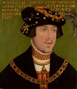 Hans Krell - Portrait of King Louis II of Hungary (c.1522)