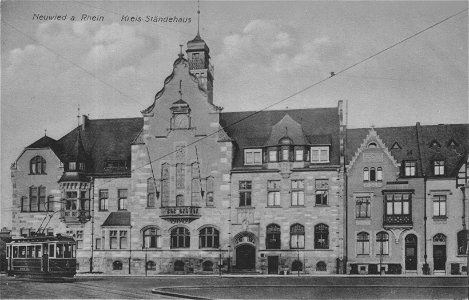 Kreis-Ständehaus Neuwied Straßenbahn 1910