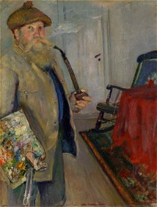 Christian Krohg - Self-Portrait - NG.M.04220 - National Museum of Art, Architecture and Design. Free illustration for personal and commercial use.