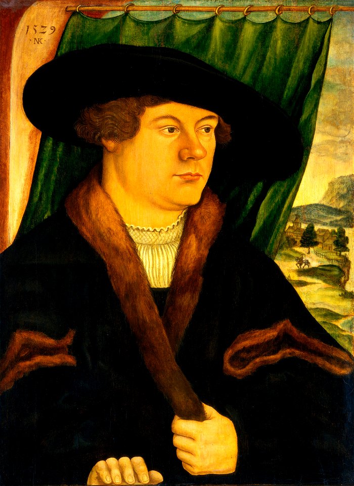 Nicolaus Kremer - Bildnis eines edlen Herrn (1529)