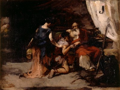 La bendición de Isaac, de Joaquín Sorolla (Museo de Bellas Artes de Valencia)